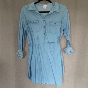 Isabel Maternity Chambray Tunic